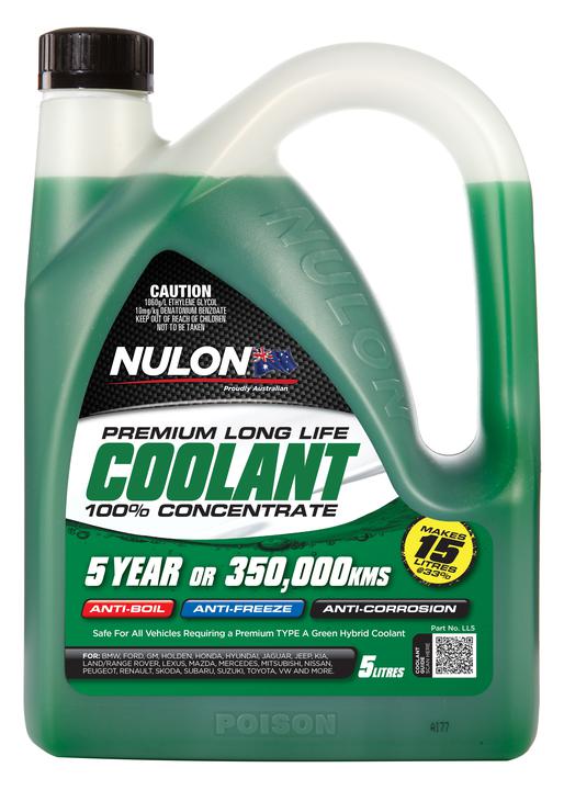Nulon Coolant Green Long Life Concentrate 5L