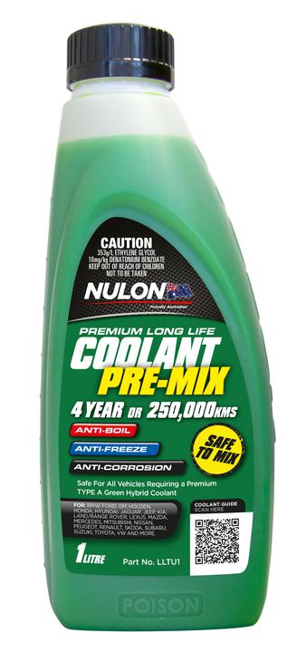 Nulon Coolant Green Long Life Pre-mix 1L