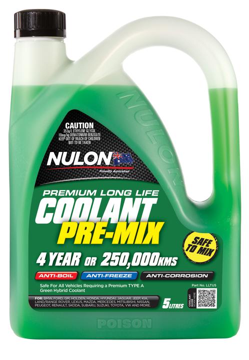 Nulon Coolant Green Long Life Pre-mix 5L