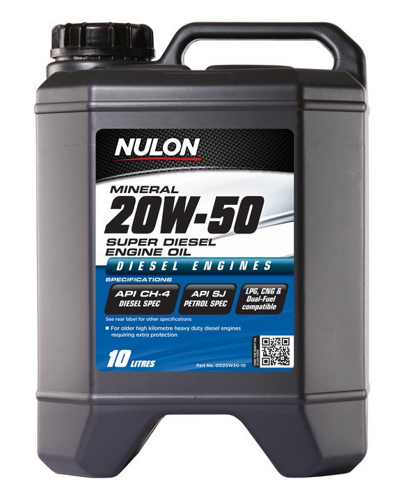 Nulon Premium Mineral Oil Super Diesel 20W-50 10L