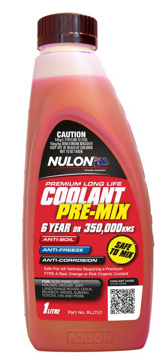 Nulon Coolant Red Long Life Pre-mix 1L