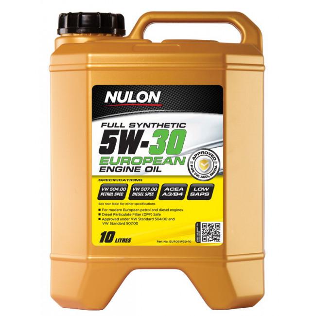 Nulon Full Synthetic Euro Diesel Engine Oil 5W-30 10L