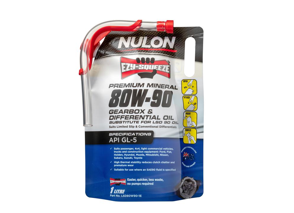 Nulon EZY-SQUEEZE 80W-90 Limited Slip Diff Oil 1L