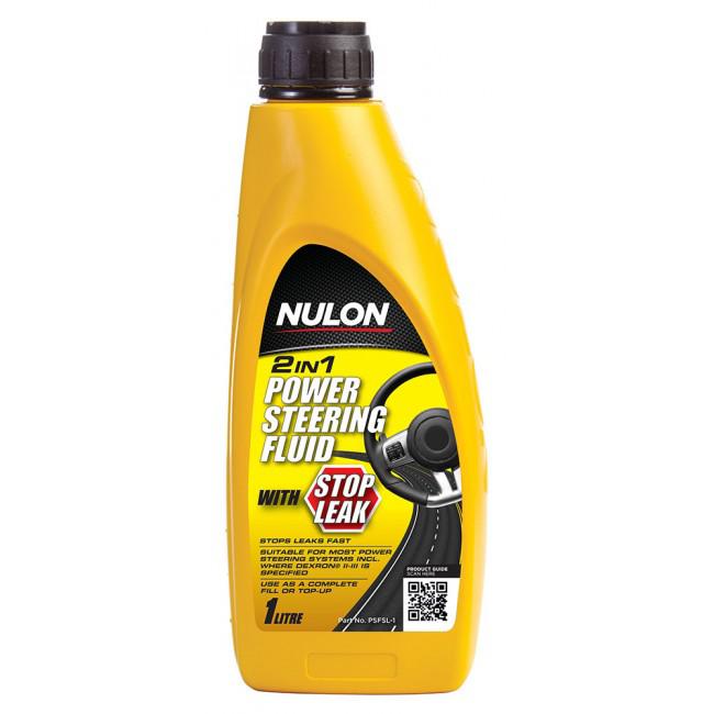 Nulon 2 in 1 Power Steering Fluid with Stop Leak 1L