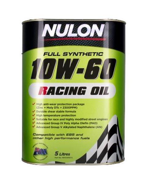 Nulon Racing Oil Full Synthetic 10W-60 5L NR10W60-5