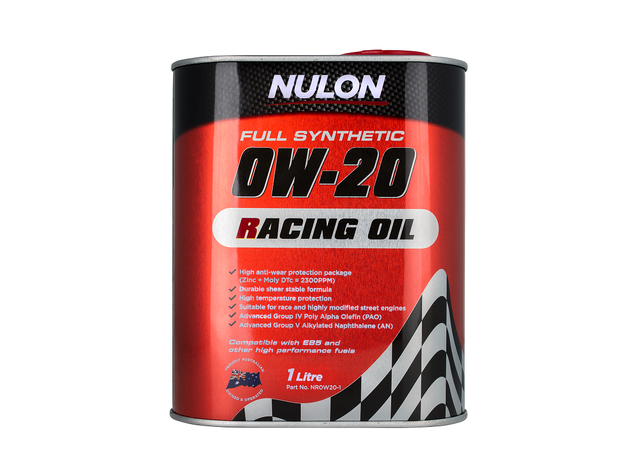 Nulon Racing Oil Full Synthetic 0W-20 1L NR0W20-1