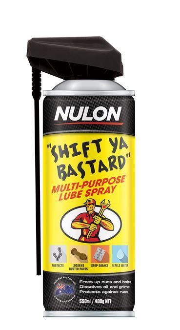 Nulon Shift Ya Bastard Multi Purpose Lube Aerosol Spray 400g