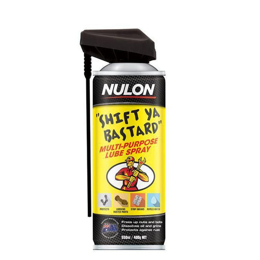 Nulon Shift Ya Bastard Multi Purpose Lube Aerosol Spray 400g