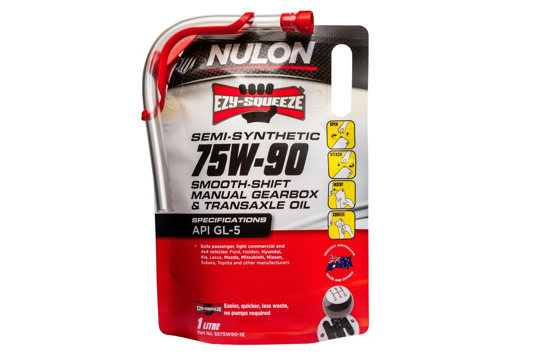 Nulon EZY-SQUEEZE 75W-90 Gearbox and Transaxle Oil Smooth Shift 1L