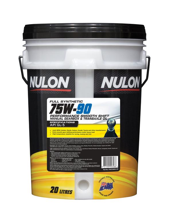 Nulon Full Synthetic Gearbox and Transaxle 75W-90 20L