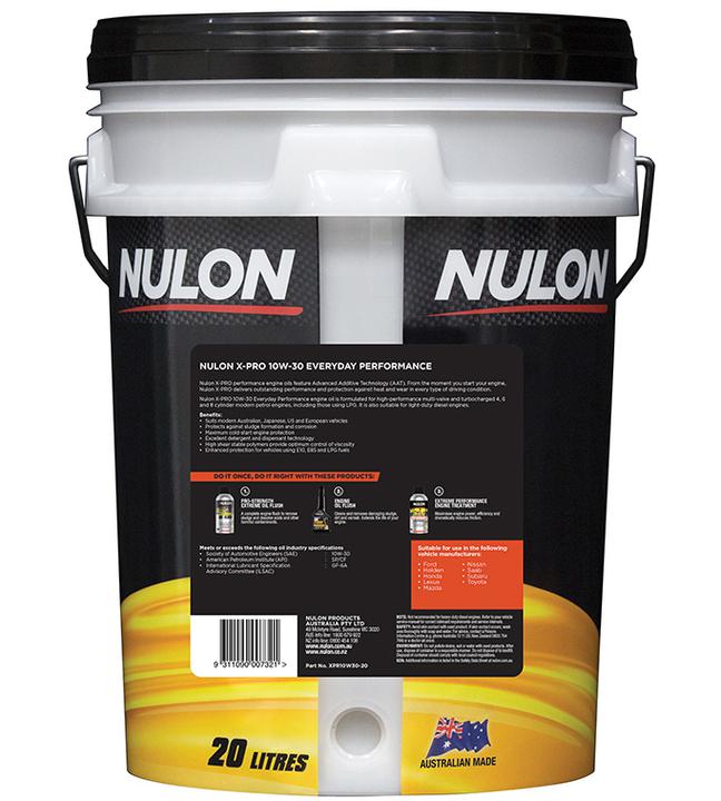 Nulon X-PRO 10W-30 Everyday Performance Engine Oil 20L Semi Synthetic XPR10W30-20
