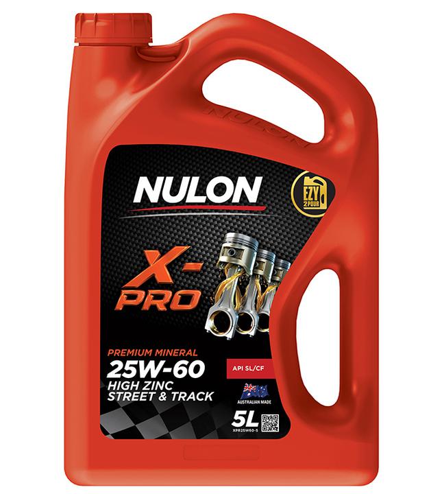 Nulon X-PRO 25W-60 High Zinc Street & Track Engine Oil 5L Mineral XPR25W60-5