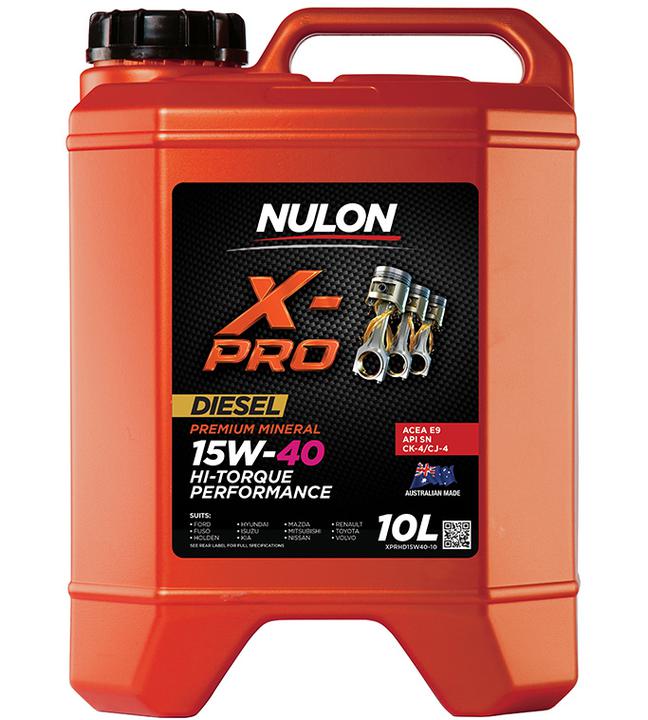 Nulon X-PRO 15W-40 Hi-Torque Performance Engine Oil 10L Mineral XPRHD15W40-10