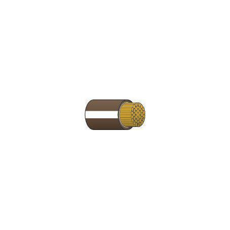 OEX Automotive Cable Single Core 3mm Brown W/White Trace 100M Roll ACX0715L