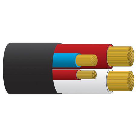 OEX Trailer Brake Cable 4 Core Composite W/Black Sheath 30M Roll ACX0826