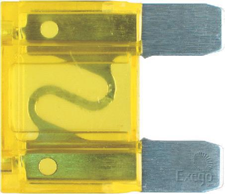 OEX Fuse Maxi Blade 20A Yellow (Pack of 10) ACX1625
