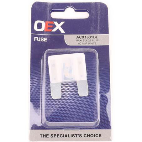 OEX Fuse Maxi Blade 80A White ACX1631BL