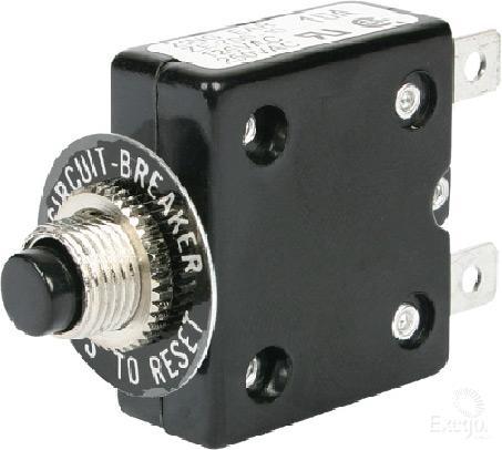 OEX Circuit Breaker Manual Reset 10A Push-On Terminal Connections ACX1924
