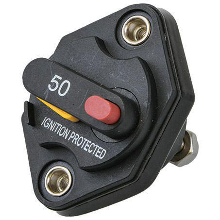 OEX Flush Mount Circuit Breaker Mini Manual Reset 50A ACX2073