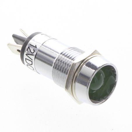 OEX Pilot Light LED Green 12V Blade Terminals ACX2427BL
