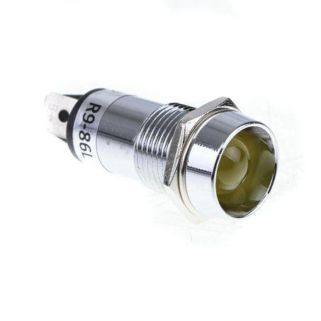 OEX Pilot Light LED Amber 24V Blade Terminals ACX2430BL