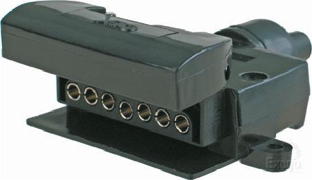 OEX Trailer Socket 7 Pin Flat Plastic ACX2805