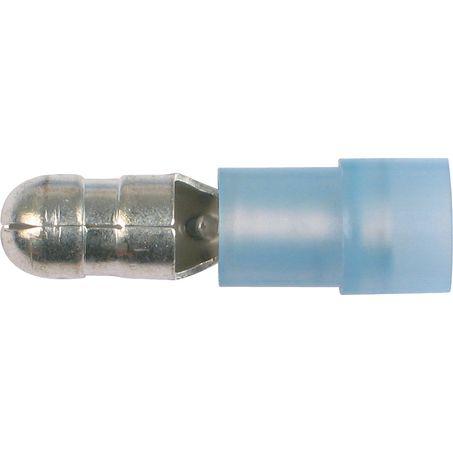 OEX Crimp Terminal Male Bullet Blue 4mm Polycarbonate (50 Pack) ACX3030/50