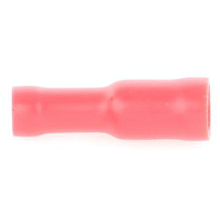 OEX Crimp Terminal Female Bullet Red 4mm Vinyl (100 Pack) ACX3033