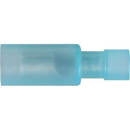 OEX Crimp Terminal Female Bullet Blue 4mm Polycarbonate (50 Pack) ACX3036/50