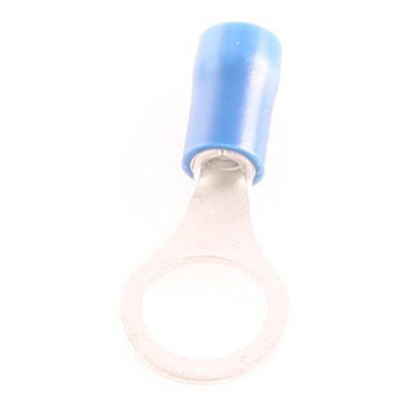 OEX Crimp Terminal Ring Blue 8.4mm Vinyl (100 Pack) ACX3056
