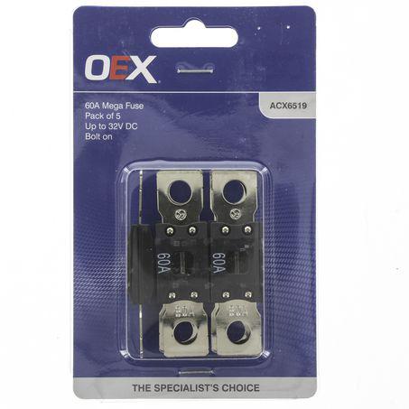 OEX Mega Fuse 60A 5 Pack ACX6519