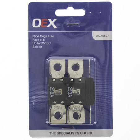 OEX Mega Fuse 250A 5 Pack ACX6527