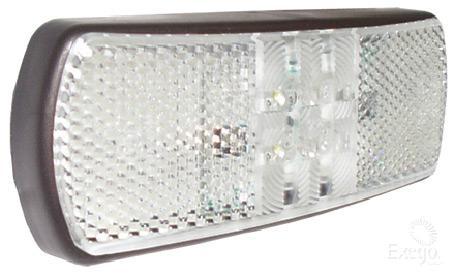 OEX Front Marker Light Clear LED 9-33V LLX30504