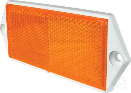 OEX Reflector Rectangle Amber 48x127mm (Pack of 10) LRX21271