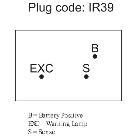 OEX Alternator 12V 65A (Mitsubishi Style) MXA298