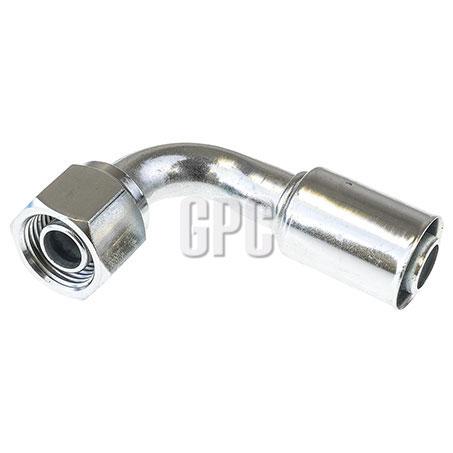 OEX Steel Fitting #10 fits Reduced Beadlock Step Down #12 90 Degree RSX1327
