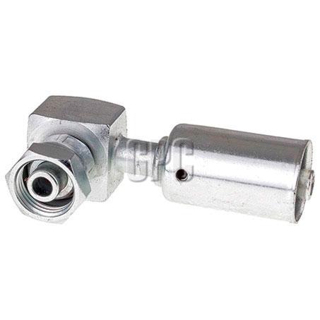 OEX Steel Fitting #6 fits Beadlock Short Drop #6 90 Degree SFX1321SD
