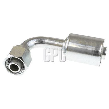 OEX Steel Fitting #8 fits Beadlock Step Up #10 90 Degree SFX1326