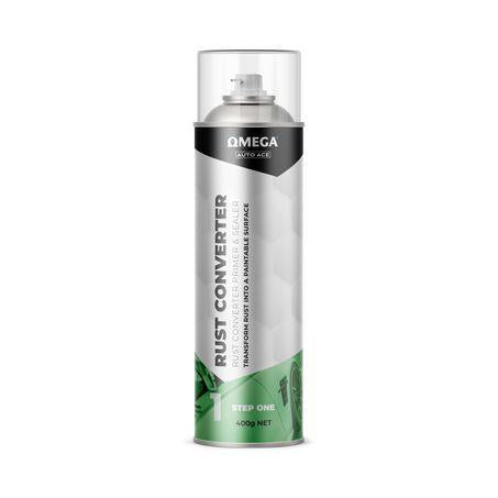 Omega Rust Converter Primer & Sealer Aerosol Spray 400g AA-RCP400G
