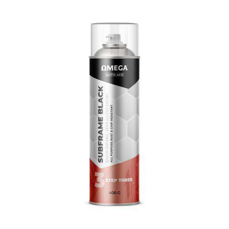 Omega Subframe Black Gloss Epoxy Aerosol Spray 400g AA-SB400G