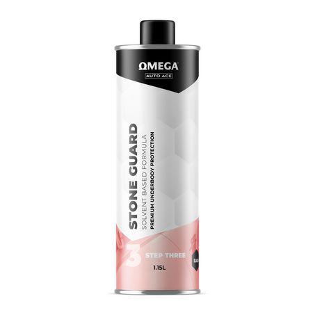 Omega Stone Guard Solvent Formula Underbody Protectant Black 1.15L AA-SGSB1L