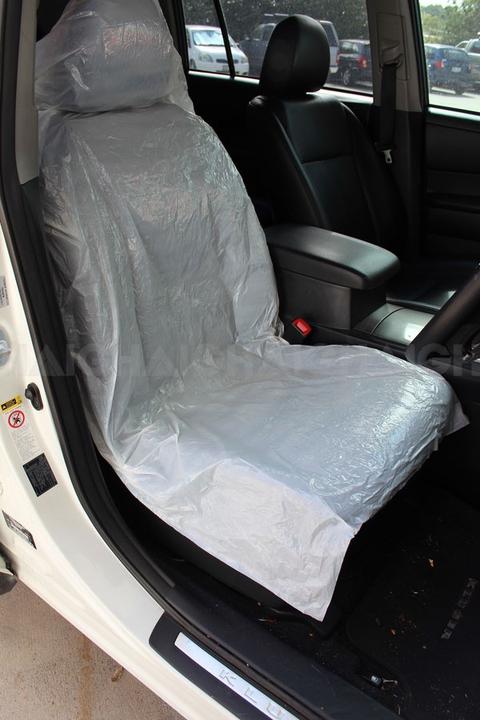 Orcon Disposable Plastic Seat Covers 200pc 140 x 80cm DSC15