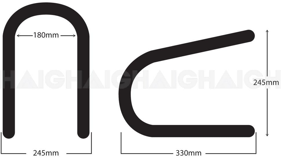 Orcon Motocycle Wheel Rack 5.5" - MCR55