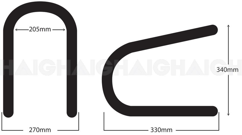 Orcon Motorcycle Wheel Rack 6.5" - MCR65