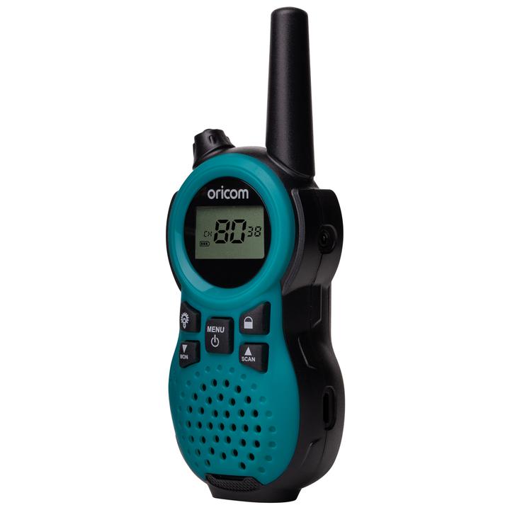 Oricom UHF CB Compact Handheld Radio Twin Pack Blue PMR795BL