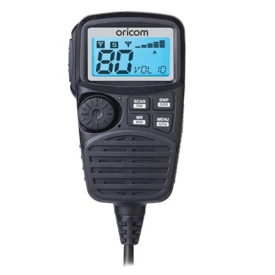 Oricom 5W Stealth UHF CB Radio Dual Receiver 80 Channel W/ Remote Speaker Mic & Large LCD UHF350DR