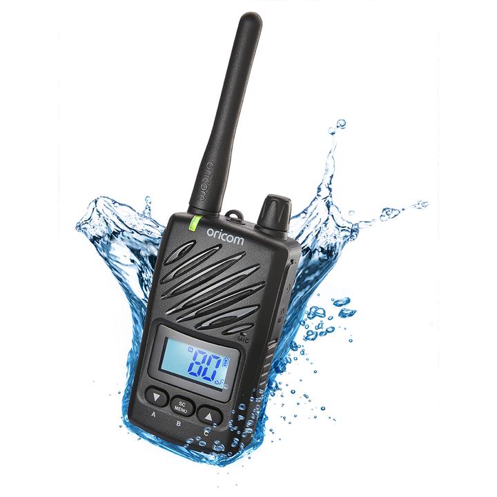 Oricom 5W UHF CB Marine Waterproof Dustproof IP67 Handheld Radio Single Pack ULTRA550-1