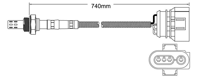 PAT Oxygen Lambda Sensor EGO-254