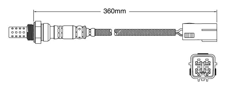 PAT Oxygen Lambda Sensor EGO-535