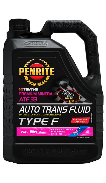 Penrite ATF 33 Type F Automatic Transmission Fluid 4L